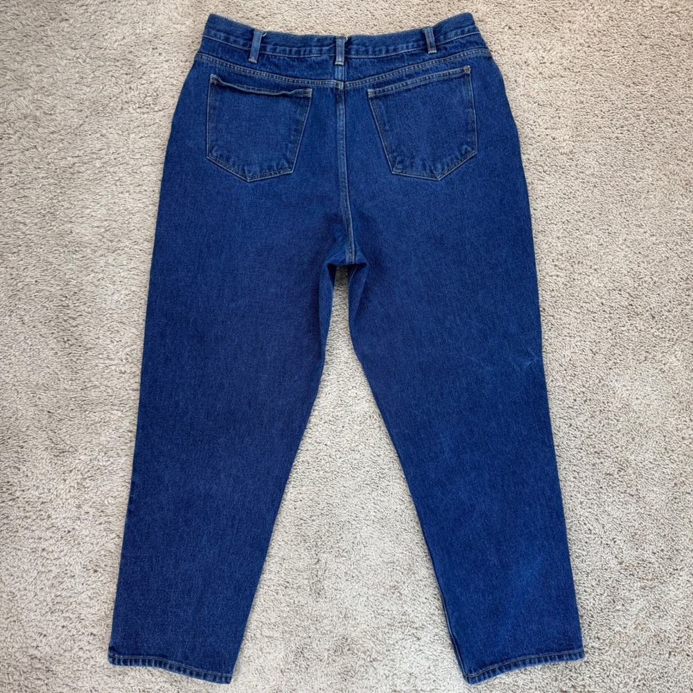 David Taylor Denim Jeans Mens 36x28 Actual) Blue Straight Leg Cotton Pants - Picture 2 of 9